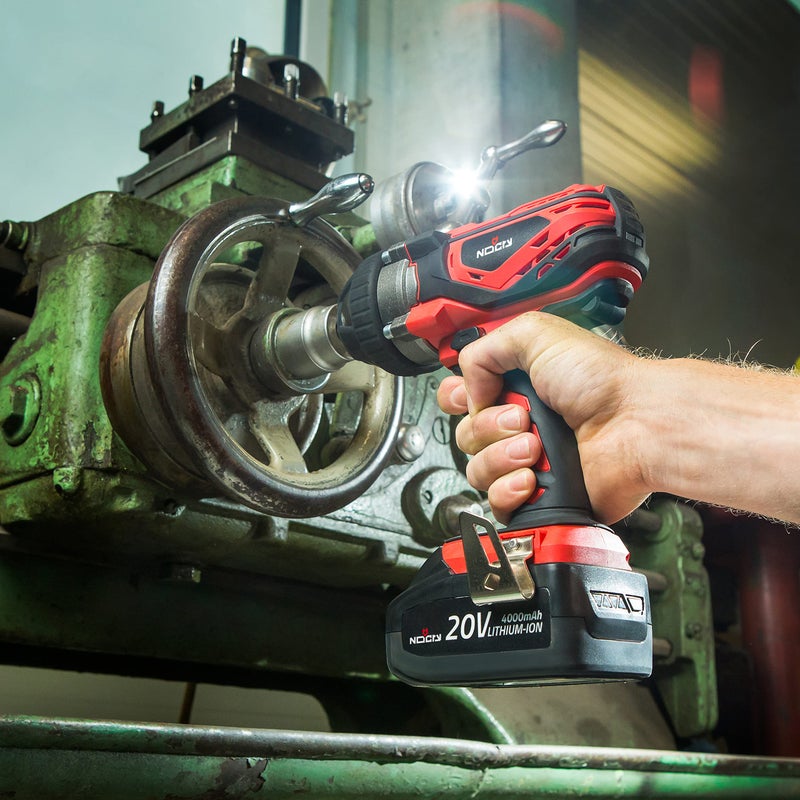 NoCry 20V Cordless Impact Wrench Kit - 300 ft-lb (400 N.m) Torque, 1/2 inch Detent Anvil, 2700 Max IPM, 2200 Max RPM, Belt Clip; 4.0 Ah Battery, Fast Charger & Carrying Case Included - Image 5